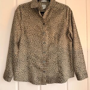 Chico's Animal Print Blouse
